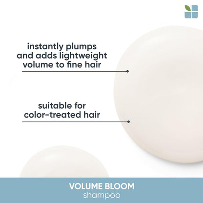 Biolage Volume Boost Shampoo - Long-Lasting Volume, Gently Cleanses, for Fine Hair, Soy Protein & Polymers, Vegan, Paraben-Free, Packaging May Vary