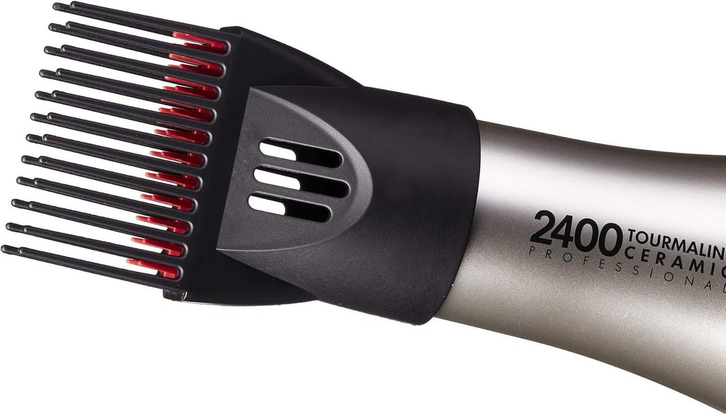 Hair Dryer 2400 Tourmaline Ceramic Technology, Professional Blow Dryer, Maximum Shine, Fast Drying, Adjustable Settings, 3 Attachments, Salon Quality