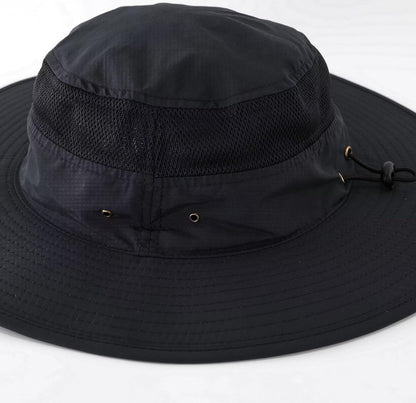 UPF 50+ Men'S Sun Hat Wide Brim Bucket Hat UV Protection Hat for Mens Womens Beach Safari Gardening Golf Fishing
