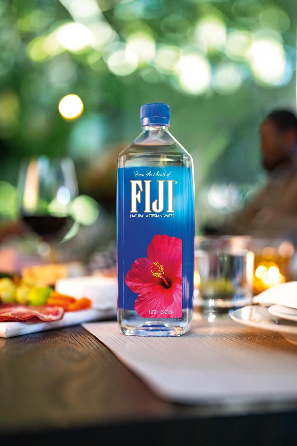 Natural Artesian Bottled Water 1 Liter / 33.8 Fl Ounce (Pack of 6)