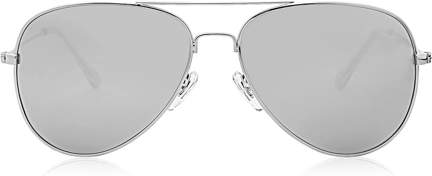 Classic Aviator Polarized Sunglasses for Men Women Vintage Retro Style