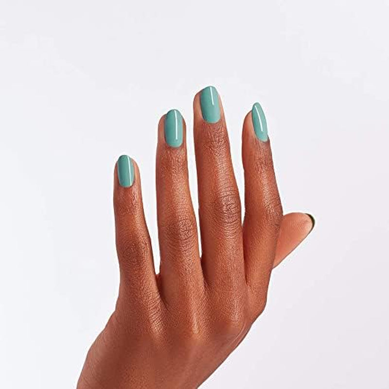 OPI Nail Lacquer Nail Polish | Opaque Light Green Crème Chip Resistant Nail Polish | Vegan, Fast Drying, Streak Free