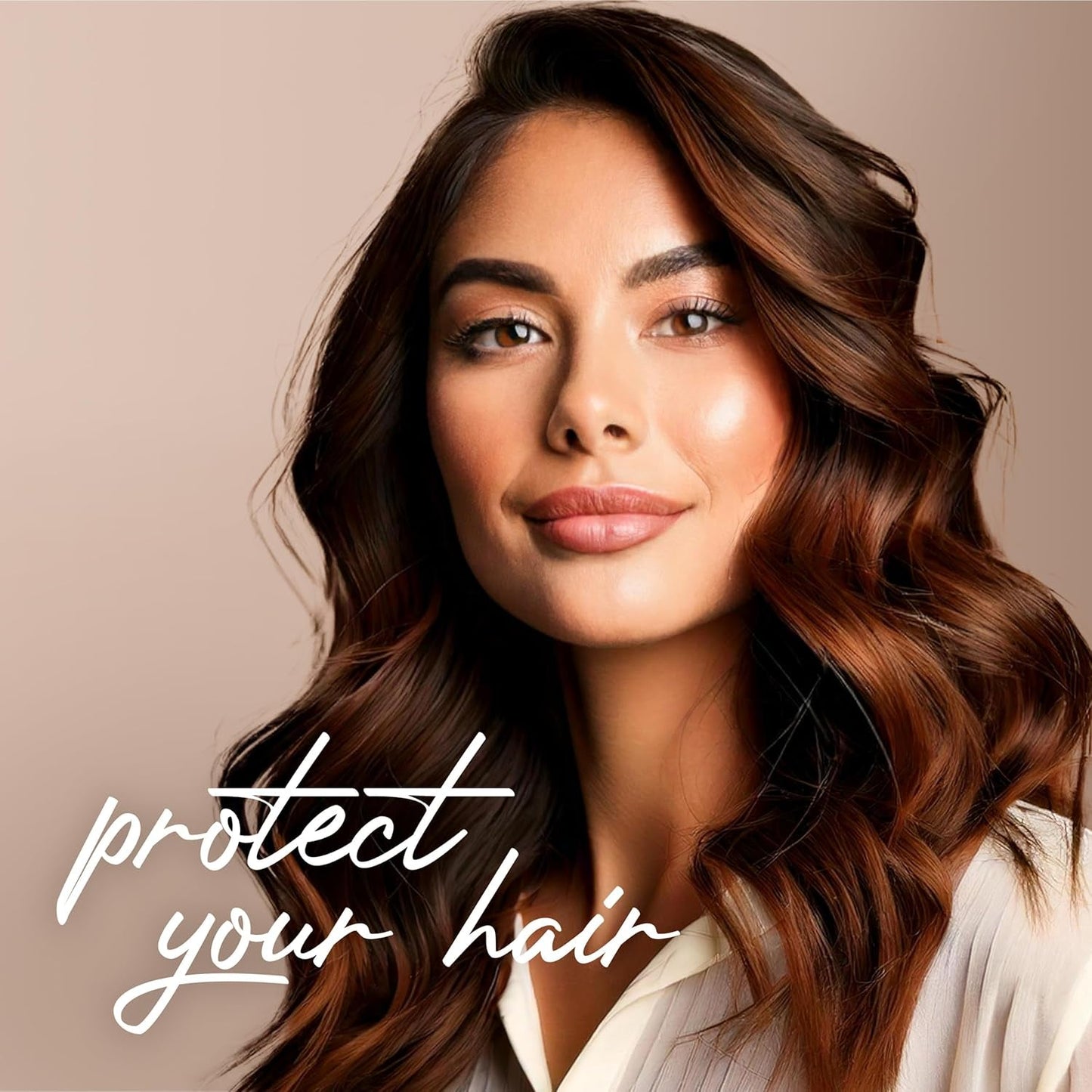Coconut & Argan Oil Heat Protectant Leave-In Spray for All Hair Types, 450°F Heat Protection, Sulfate-Free, Paraben-Free, Dye-Free, Alcohol-Free, Adds Shine, 6.4 Fl Oz