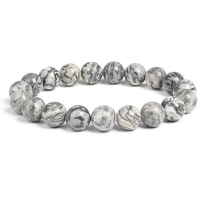 6mm 8mm Natural Stone Chakra Beaded Charm Bracelets Tiger Eye Amethyst Lapis Lazuli Healing Beads Bracelet Women Yoga Jewelry