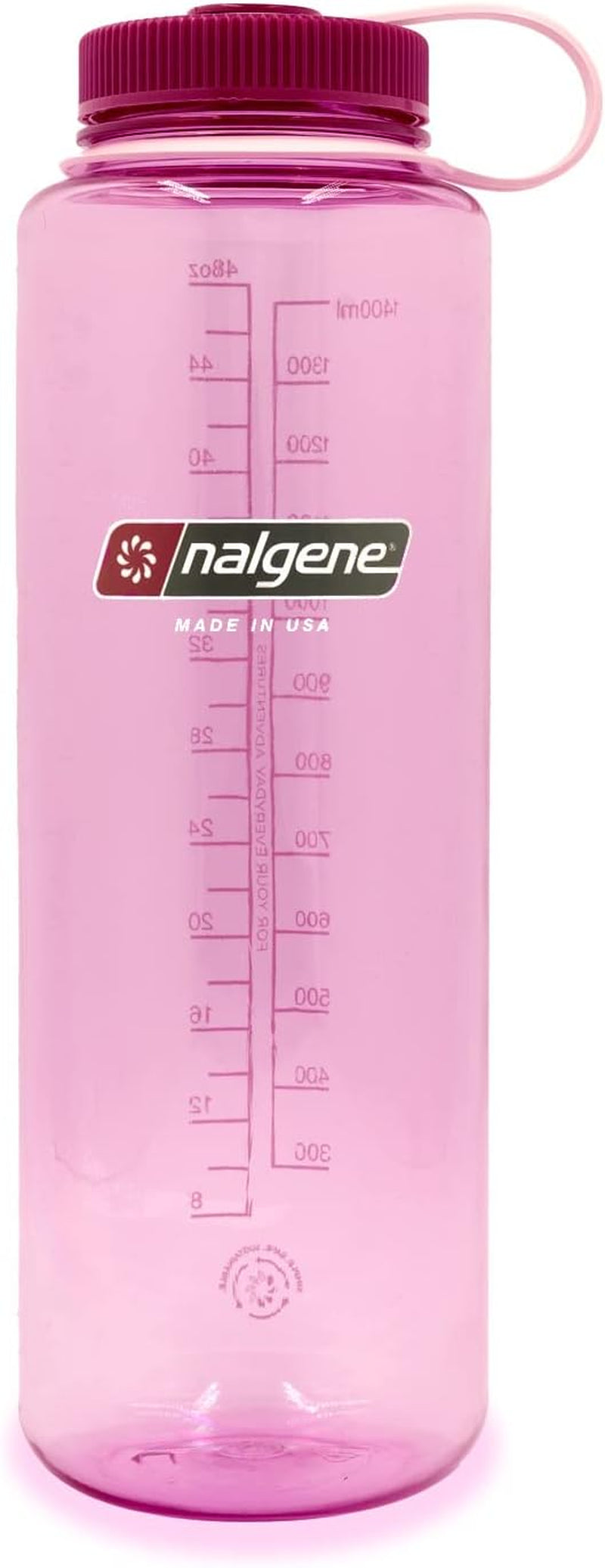 Sustain Tritan Bpa-Free Water Bottle Made with Material Derived from 50% Plastic Waste (Using ISCC Certified Mass Balance), 48 OZ, Wide Mouth, Cosmo