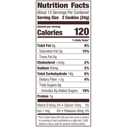 Chocolate Collection, 7 Cookie Varieties, 13-Oz Box