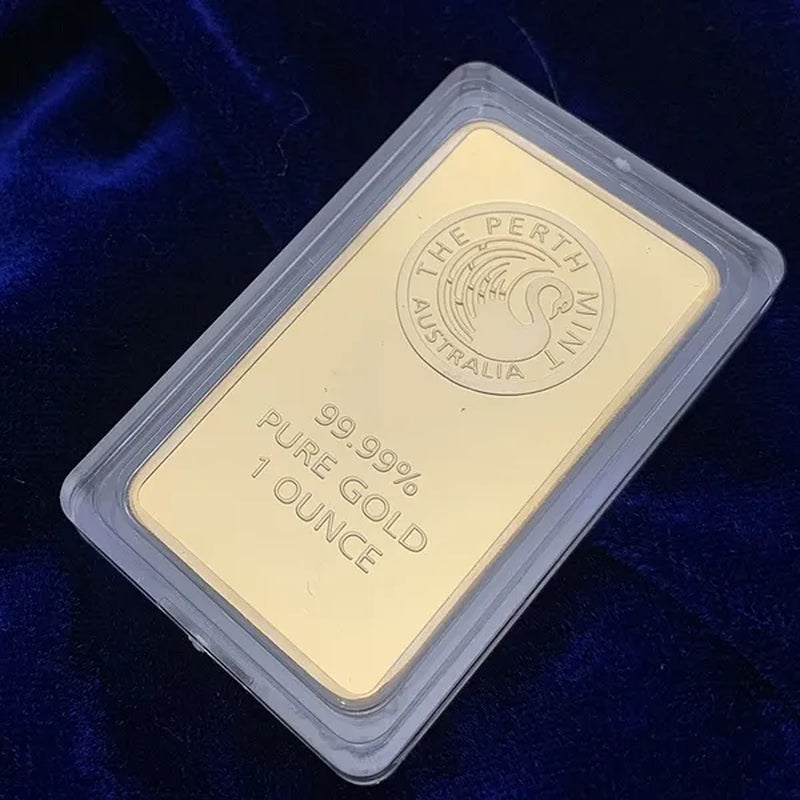 Box Gold Coin Commemorative Coin 30G 1PCS Gold-Plated 999.9 Copy Commemorative Coin Collection Crafts