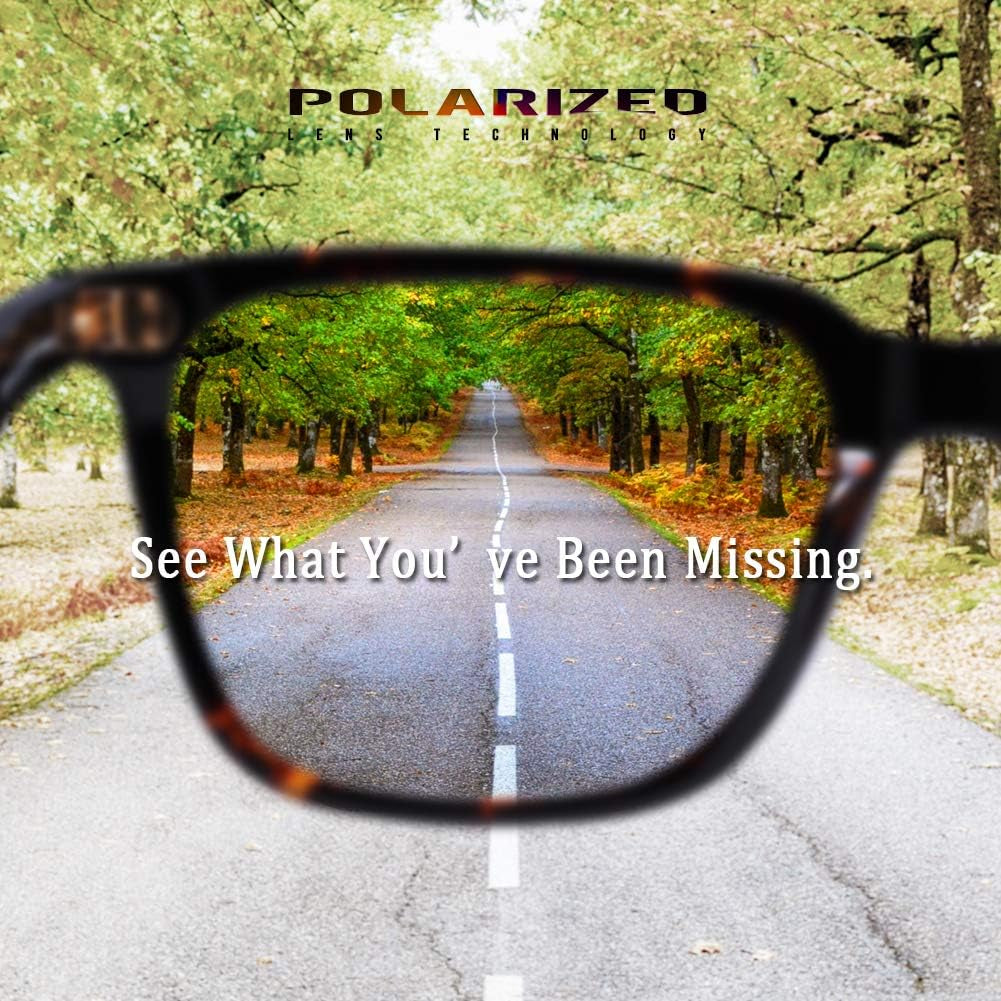 Polarized Men'S Sunglasses UV400 Protection for Driving Fishing Hiking Golf Outdoor Sport Glasses - WORLD TIME VISITS