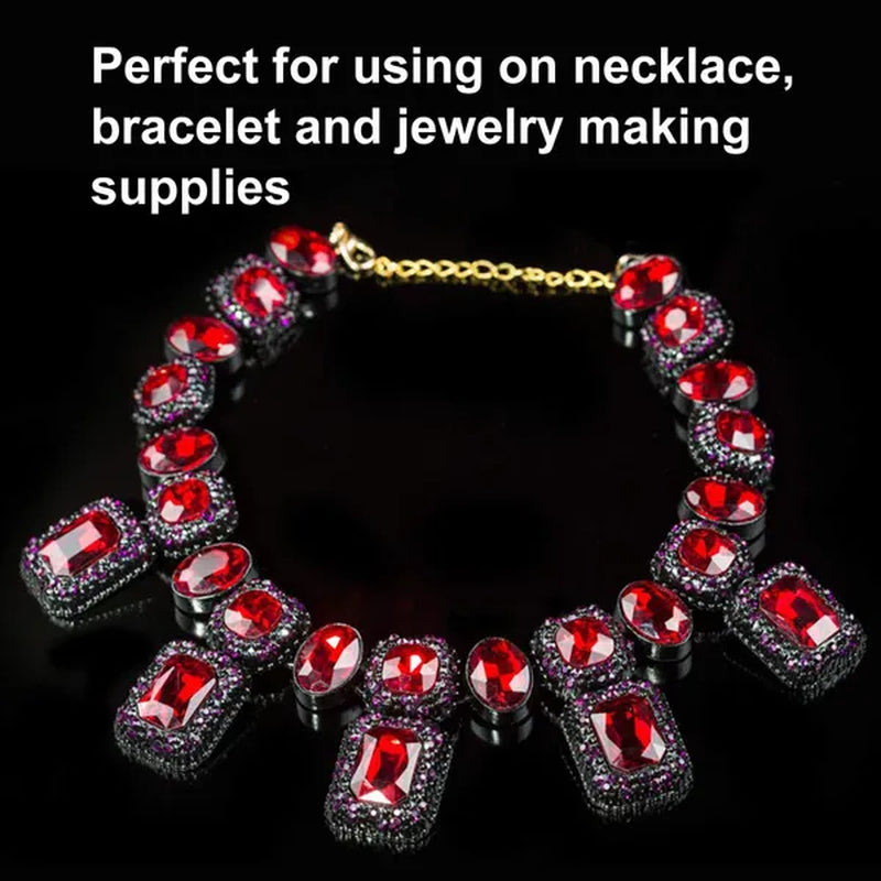 Necklace Extenders, Stainless Steel Necklace Bracelet Extender Chain Set, Anklet Extension Chains with Double Lobster Clasps and Closures for Jewelry Making, Fine Chain (Silver and Golden), 12Pcs