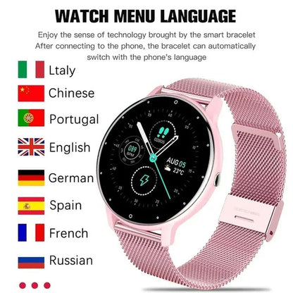 LIGE Smart Watch Women Full Touch Screen Sport Fitness Watch IP67 Waterproof Bluetooth For Android ios smartwatch Men