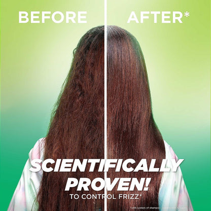 Fructis Sleek & Shine Anti-Frizz Serum for Frizzy, Dry Hair, Argan Oil, 5.1 Fl Oz, 2 Count (Packaging May Vary)