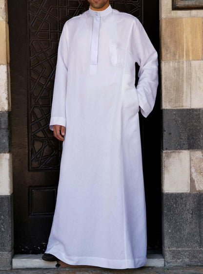 Men'S Muslim Clothes Thobe Middle East Kaftan Saudi Arab Caftans Islamic Abaya Dress Dubai Robes