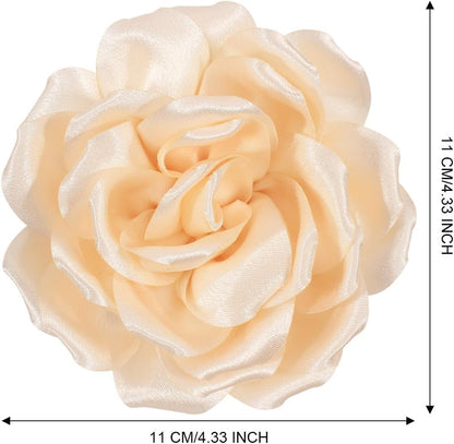 Rose Flower Brooch and Pin | Elegant Hair Clip and Accessory for Women'S Dress