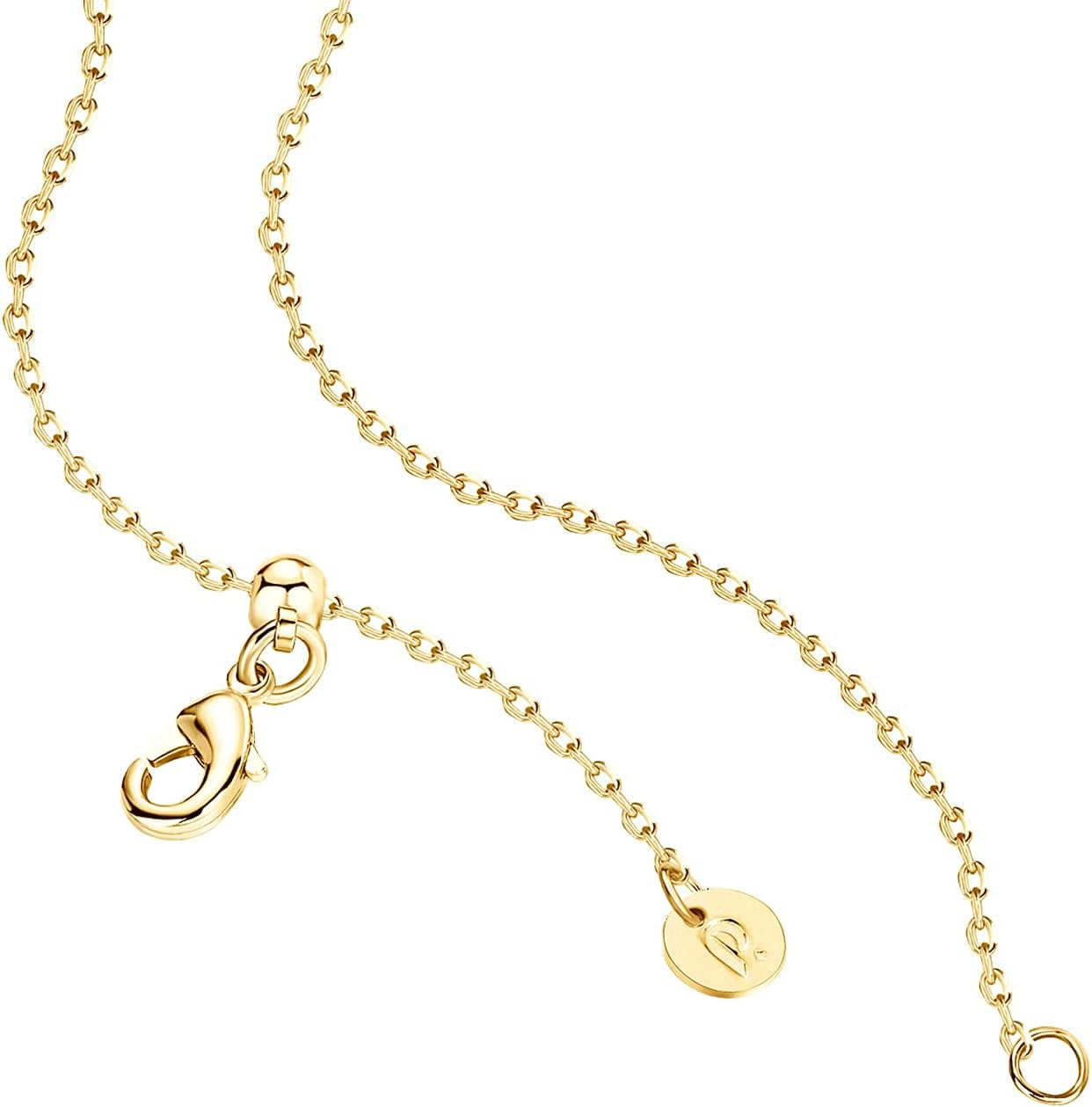 14K Gold Plated Cubic Zirconia Cross Pendant Necklaces for Women | Linear Bezel CZ Religious Cross Faith Pendant Necklace