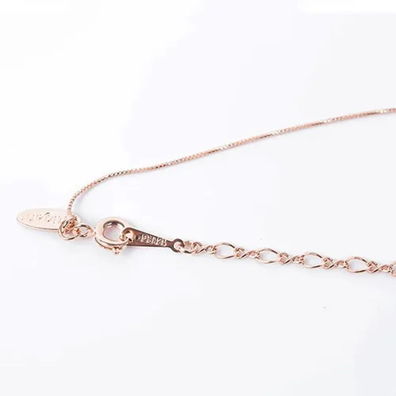 Crystal Wedding Jewelry Set Bride Rose Gold Crystal Faux Pearl Pendant Necklace Earrings