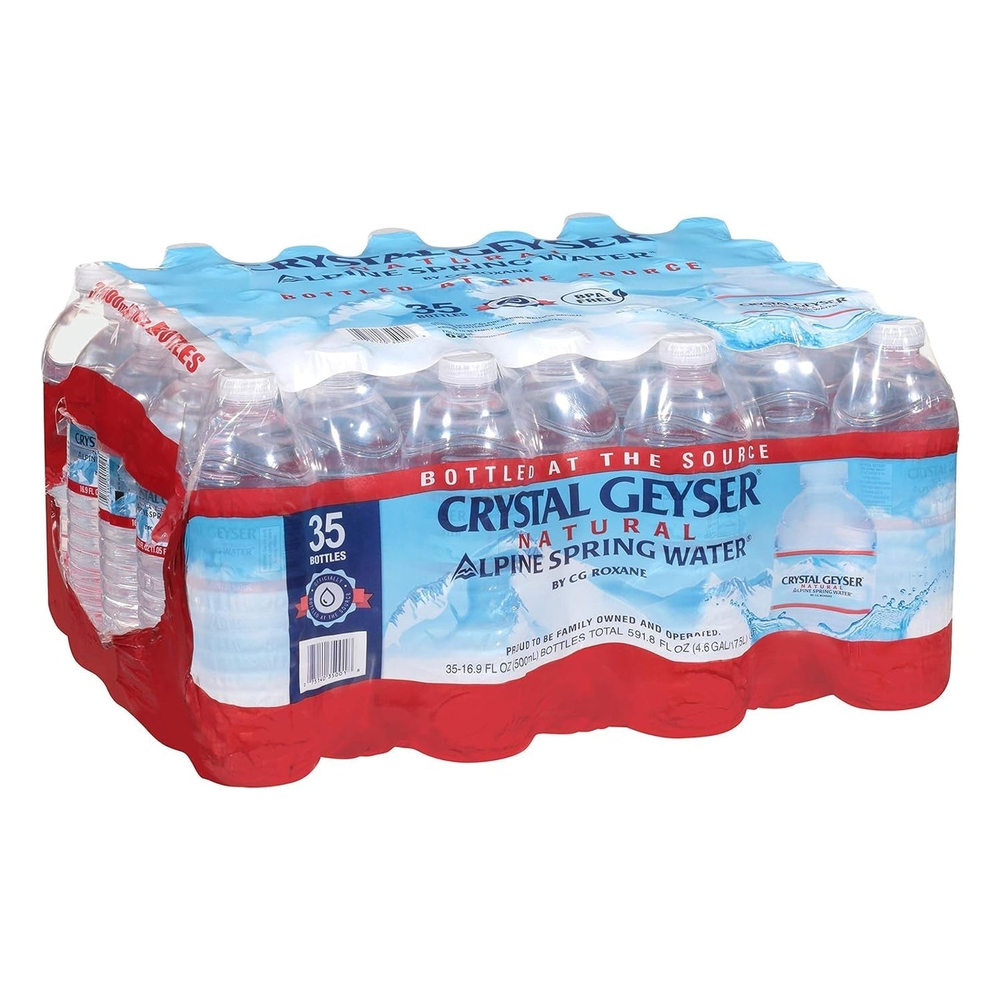Alpine Spring Water,16.9 Fl Oz (Pack of 35),Bottled at the Source (075140350018) - WORLD TIME VISITS