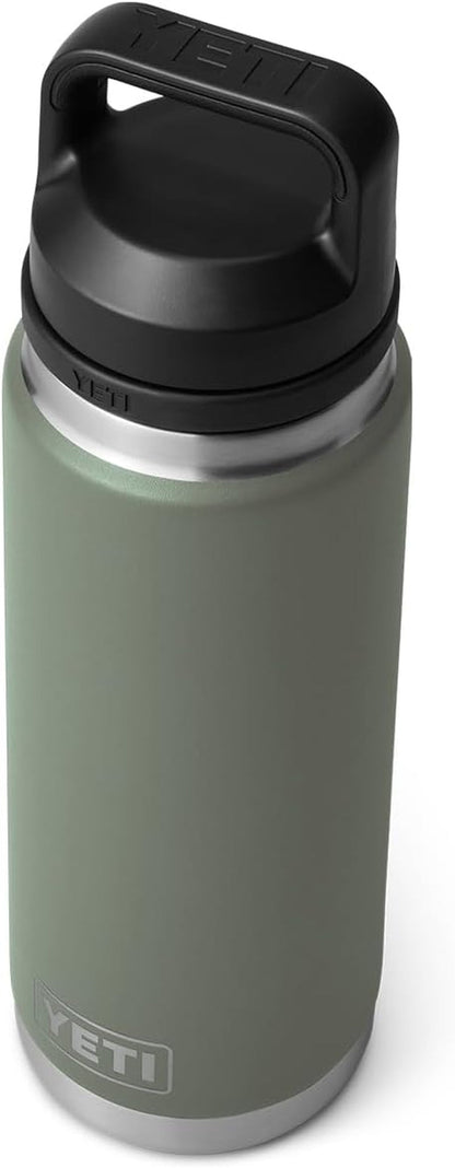 Rambler 26 Oz Bottle, Vacuum Insulated, Leakproof, Stainless Steel with Chug Cap