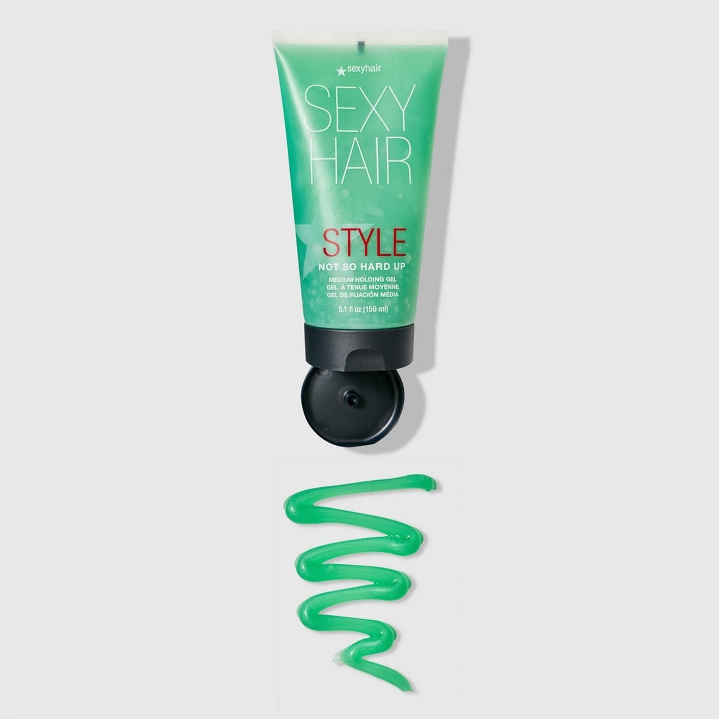 Style Not so Hard up Medium Holding Gel, 5.1 Oz | Flexible Formula | Allows for Re-Styling | All Hair Types