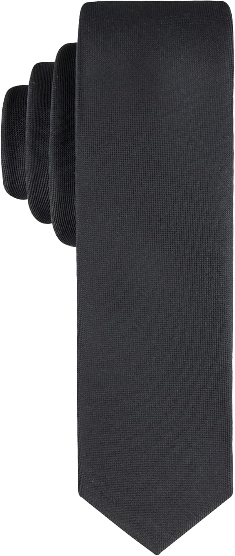 Men’S Black Solid and Pattern Neckties – Standard and Extra Long Sizes