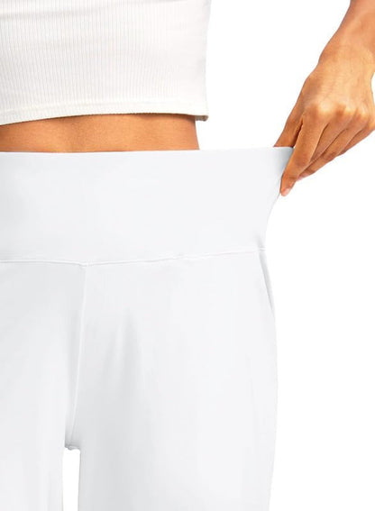Women'S 12" Bermuda Long Shorts with Pockets High Waisted Stretch Knee Length Shorts for Women Summer Walking