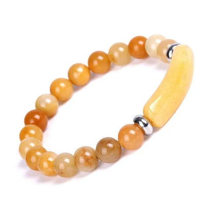 1pc 8MM Healing Stone Bracelets,Amethyst Gemstone Charm Stretch Bracelet,Aventurine Jade Stretch Bracelet,Tiger Eye Yellow Topaz Obsidian Beads Crystal Energy Charm Bracelet,Handmade Jewelry for Women