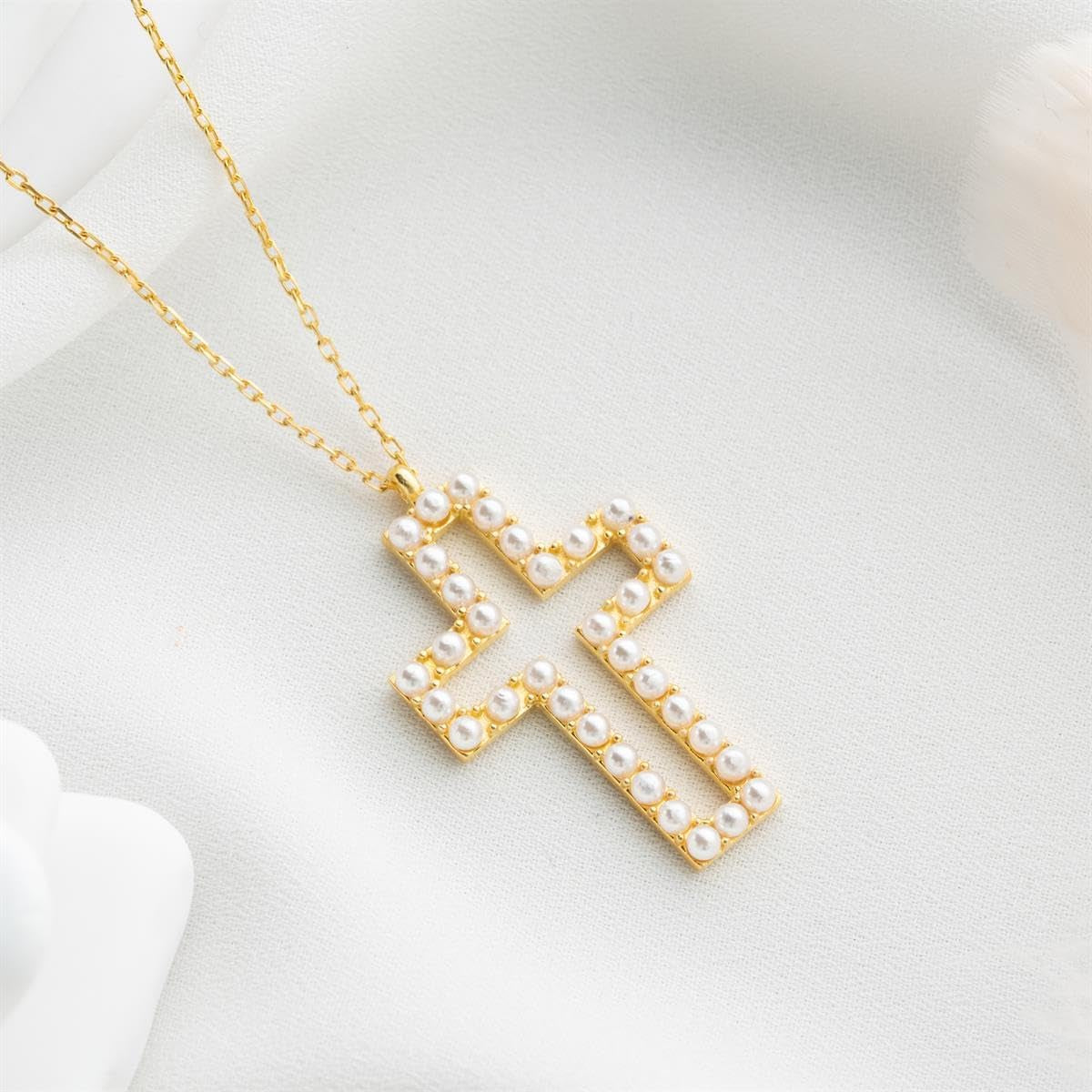 925 Sterling Silver Necklace for Women, Cross Necklace for Women and Girls Genuine Gems Zircon, Birthday and Christmas Jewelry Gift