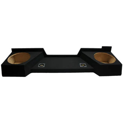 Compatible with Chevy Silverado or GMC Sierra Full Size Extended Cab Truck 2007-2013 Dual 12" Subwoofer Sub Box Speaker Enclosure