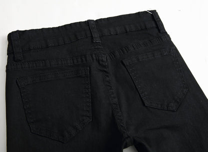 Boy'S Skinny Fit Ripped Destroyed Distressed Stretch Slim Jeans Pants
