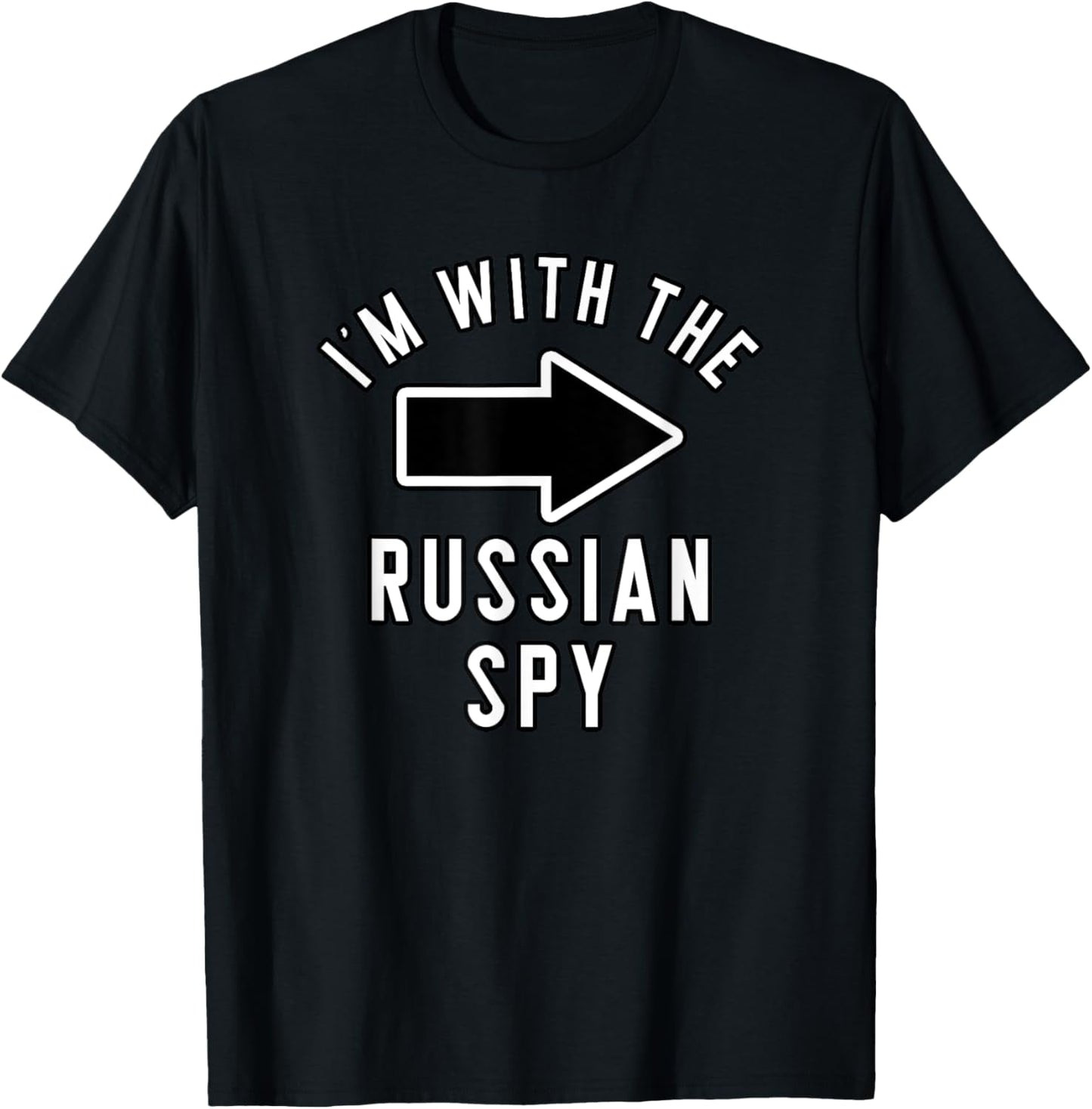 Couples Halloween Costume Shirts I'M with the Russian Spy T-Shirt