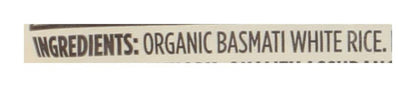 , Organic White Basmati Indian Rice, 32 Ounce