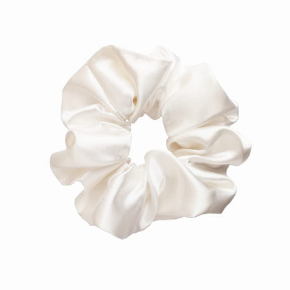 6 Pcs Satin Silk Scrunchies - Hair Ties, Fashion Hair Bands, Bows, Ropes, Elastic Bracelets, Ponytail Holders, Hair Accessories for Women and Girls (4.5 Inch, Classic Color)