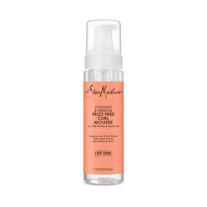 Coconut & Hibiscus Frizz-Free Curl Mousse - 7.5 Fl Oz,7.5 Oz (290612 ) - WORLD TIME VISITS