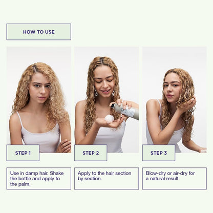 Styling Mousse, Hold 4/5, Gives Volume & Reduces Static Hair, Antioxidant Preserves Hair Color, 100% Vegan & Sulfate/Paraben Free