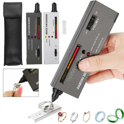 Jewerly Diamond Tester and Moissanite Tester, LED Diamond Detector Selector, Gems Stone Hardness Test Tool Diamond Testers - WORLD TIME VISITS