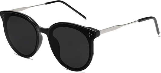 Classic Trendy round Sunglasses Womens Mens Oversized Large Shades UV400 Vacation Sunnies SJ2068