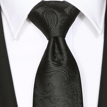 Mens Necktie Classic Paisley Event Tie + Gift Box