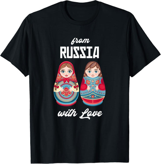 Cute Matryoshka Russian Nesting Dolls Saying T-Shirt