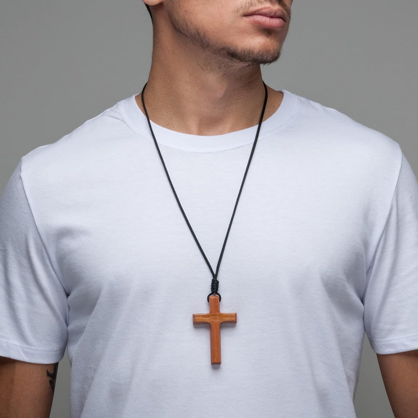 Wood Cross on Cord - Made in Brazil