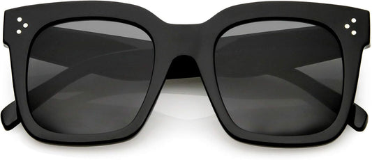 '- Oversized Fashion Retro Square Sunglasses for Women Vintage Style 50Mm - WORLD TIME VISITS