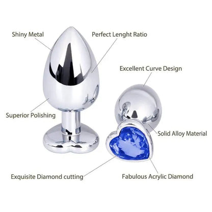 1/3PCS Creative Silver Heart Shape Diamond Training Tools Sticks - WORLD TIME VISITS