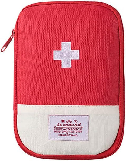 Travel Mini Empty First Aid Pouch, Portable Empty Aid Medical Bag,Empty Medicine Bag Emergency Kit Storage Bag Empty
