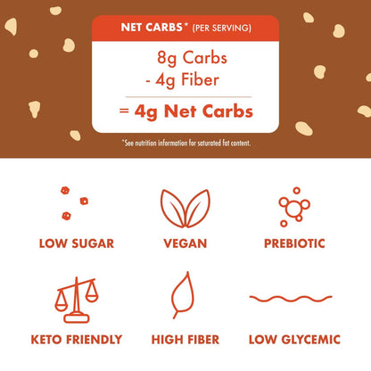 Chocolate Hazelnut Wafer Cookies - Keto - Non-Gmo - Healthy Snacks - Low Carb & Low Sugar (2G) - Low Calorie - Vegan - 16 Count