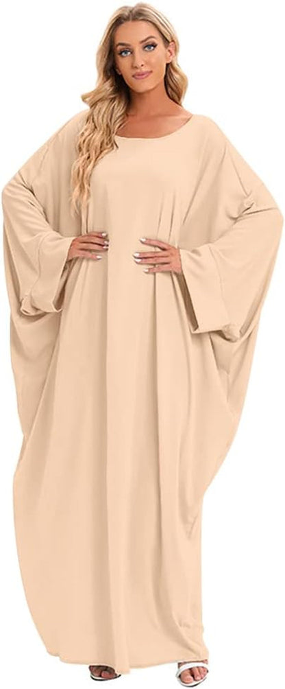 Muslim Dress for Women Pakistani Kaftan Abaya Robe + Hijab Arabic Islamic Prayer Clothes Dubai Outfits