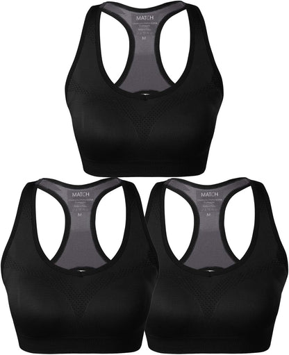 Racerback Sports Bras for Women – Padded Seamless Strappy Workout Tops for Yoga Gym Runing Fitness Sports Bras - WORLD TIME VISITS