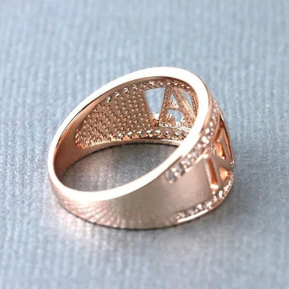 Gift Delicate Nana Ring Brass Cubic Zirconia Diamond Jewelry Grandmother Christmas Gift Birthday Gift - WORLD TIME VISITS