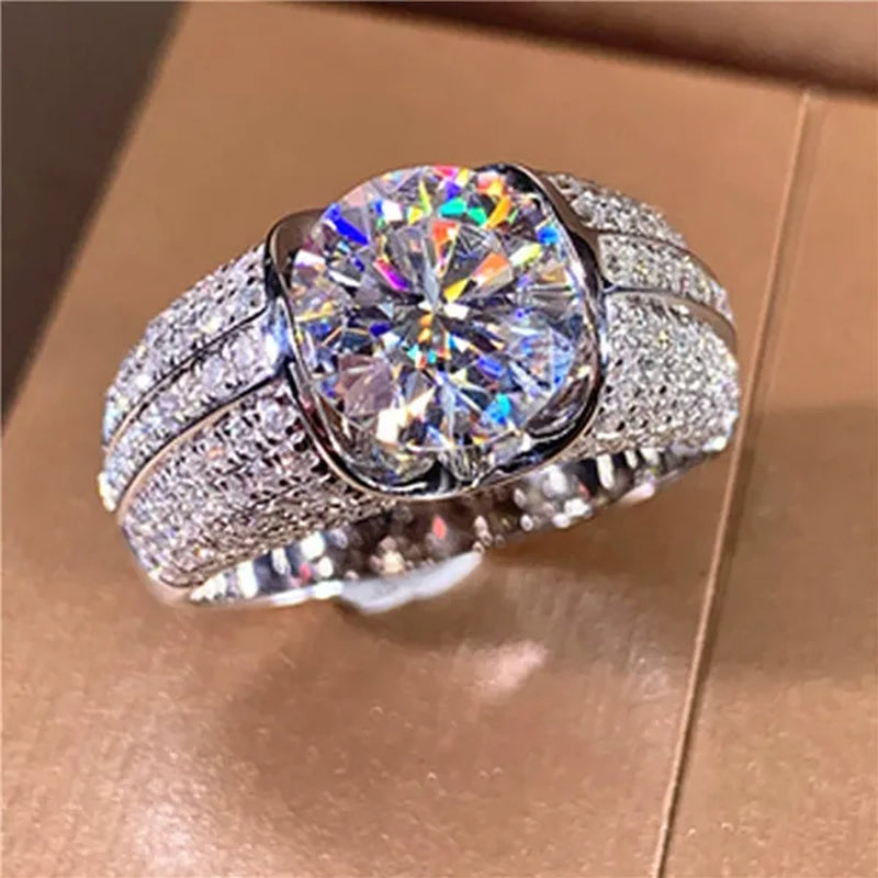 Fashion Women Wedding Ring Beautiful Bride Engagement Party Gifts