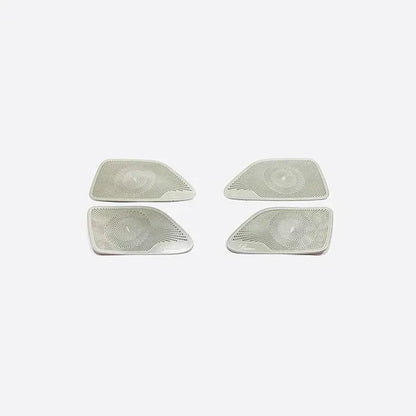 For Mercedes Benz S Class S320 S350 W222 2014 2015 2016 2017 2018 2019 2020 Stainless Steel Car Door Inner Speaker Audio Horn Cover Trim Auto Accessories