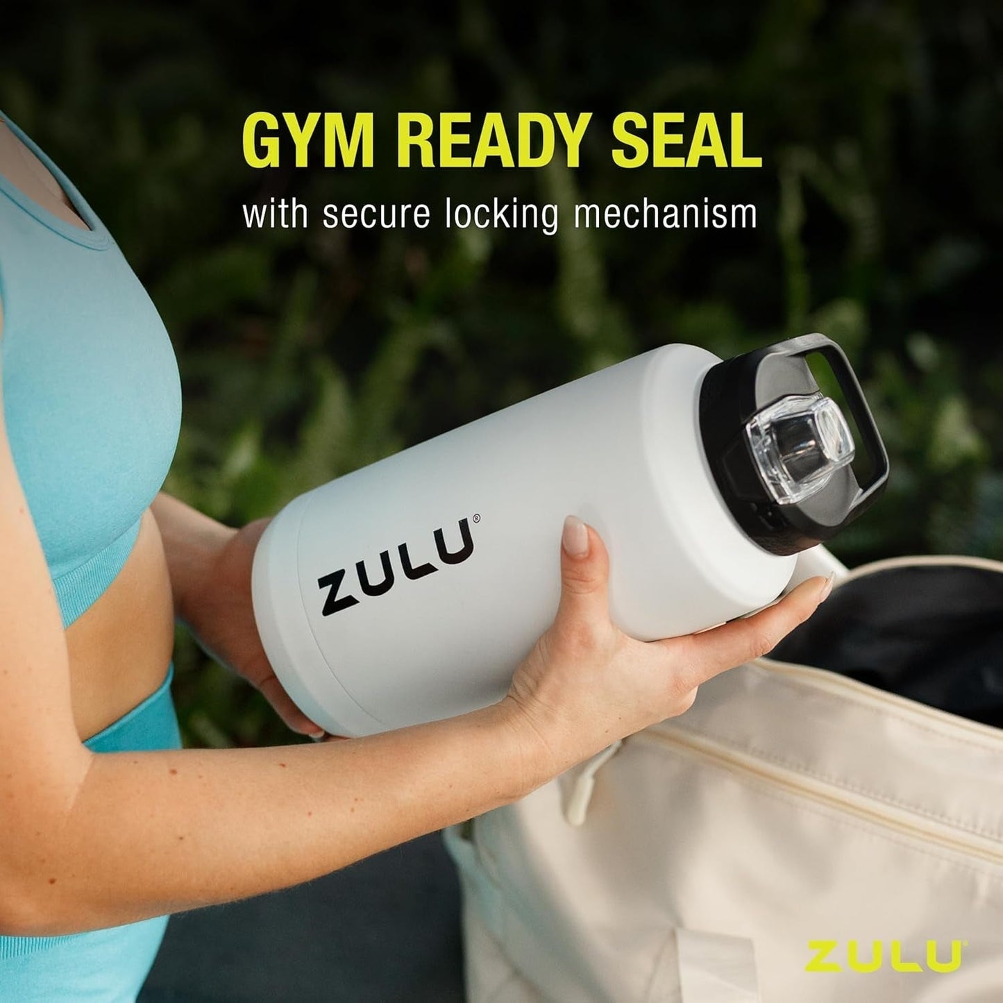 Goals Vacuum Insulated Large Capacity Stainless Steel Water Bottle | Reusable Jug Thermoses with Carry Handle | Leak-Proof Lid | Perfect for Travel, Workout, Gym, Hiking, Camping | 64Oz, 101Oz