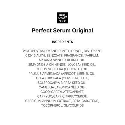 Perfectserum Original - Hairoil for Frizzy & Dry, Hydration and Nutrition Hairy Essence for Damage Care, Korean Haircare Product, Hair Serum 2.71 Fl. Oz.