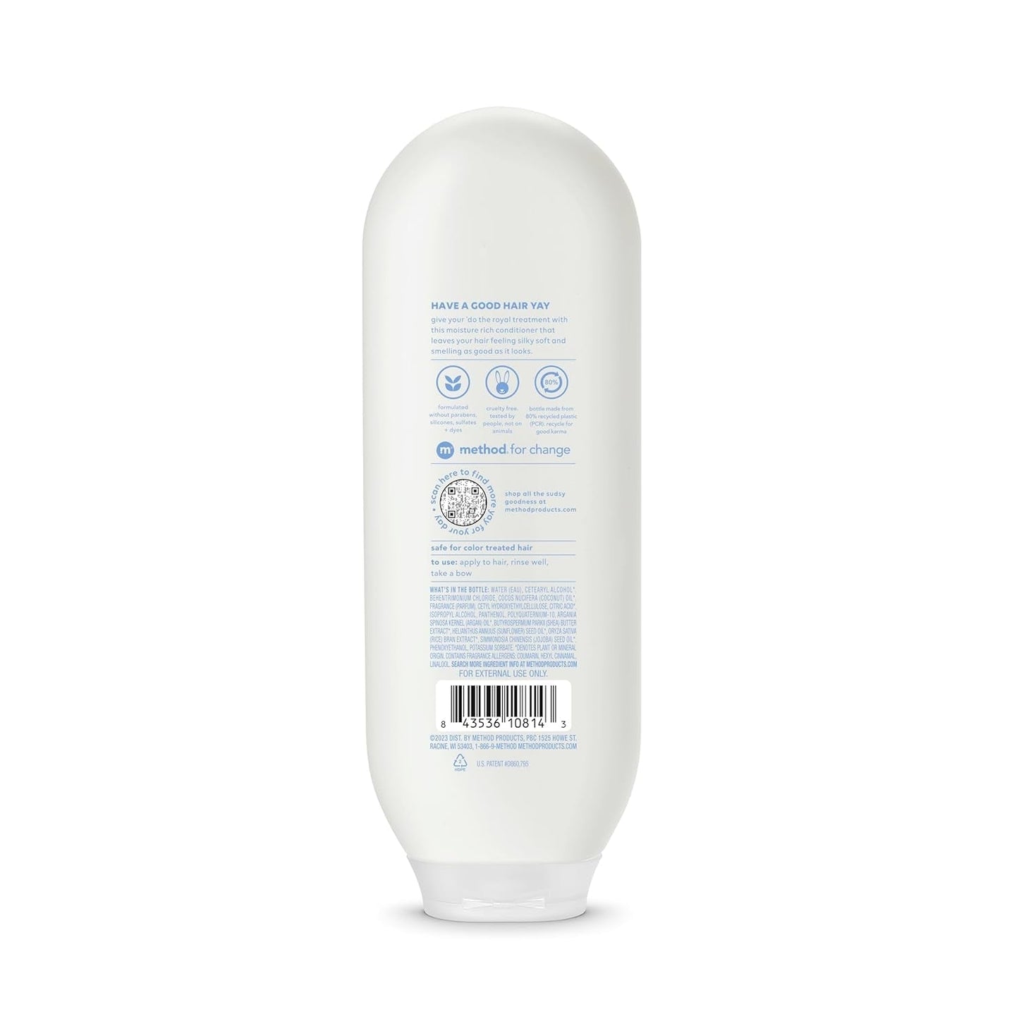 Moisturizing Conditioner, Simply Nourish with Shea Butter, Coconut, and Rice Milk Scent Notes, Paraben and Sulfate Free, 13.5 Oz (Pack of 1)